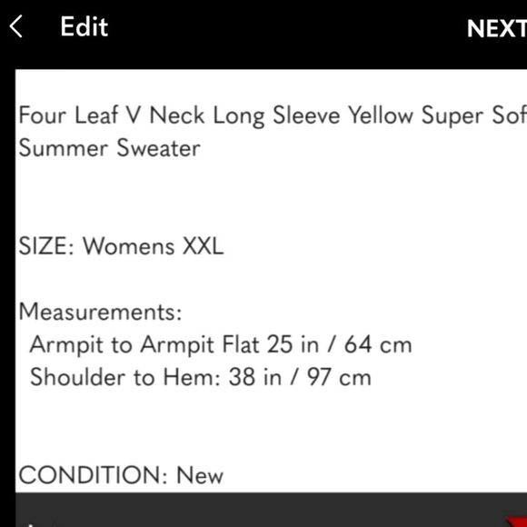 NWT Four Leaf V neck sweater SOOO SOFT - Picture 8 of 8